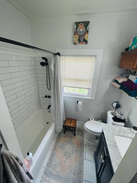 Bathroom renovation after