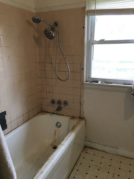 Bathroom renovation before
