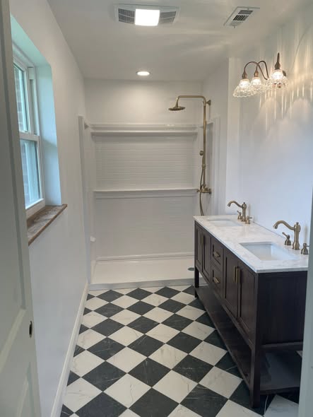 Bathroom remodel after