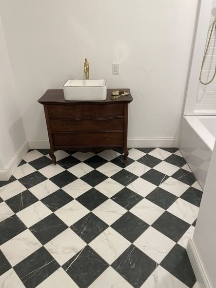 Bathroom update after