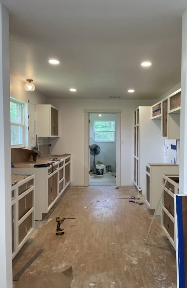 Kitchen renovation after